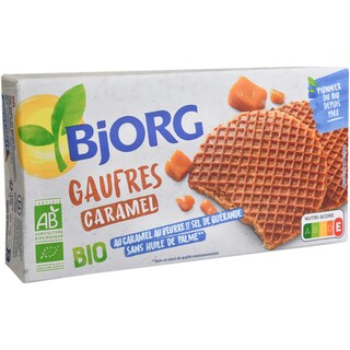 Bjorg | Gaufre cu caramel, unt si sare Guerande 175g