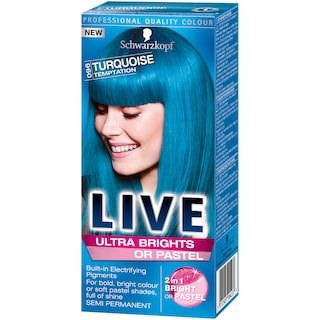 Live | Color | Nuantator pentru par Turquoise Temptation 096
