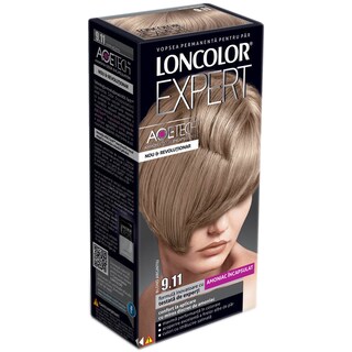 Loncolor | Vopsea de par blond argintiu 9.11