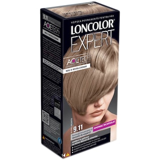Loncolor | Vopsea de par blond argintiu 9.11