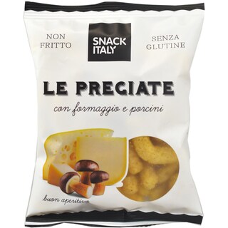 La Nostrana | Snack din porumb si orez cu gust de branza si porcini 22g