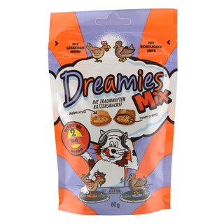 Dreamies | Hrana uscata pentru pisici cu pui si rata 60g