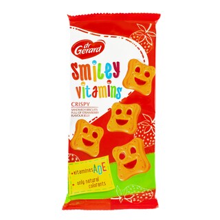 Dr Gerard | Smiley Vitamins | Biscuiti crema cu aroma de capsuni 158g
