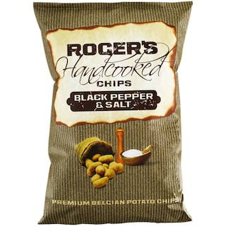 Roger S | Chipsuri cu piper negru si sare de mare 150g