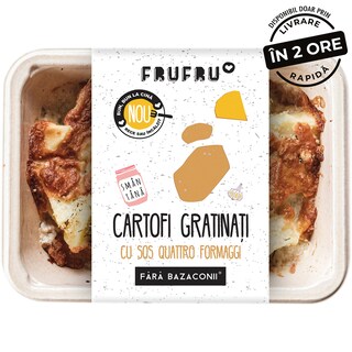 Frufru | Cartofi gratinati cu sos quattro formaggi 370g