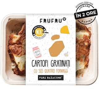Frufru | Cartofi gratinati cu sos quattro formaggi 370g