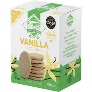 Pulsetta | Biscuiti vegani cu vanilie fara gluten 150g