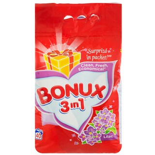 Bonux | Detergent de rufe Liliac Bratara Swarovski gratis 4kg