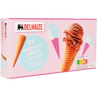 Delhaize | Cornete pentru inghetata  190g