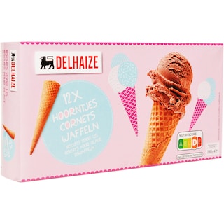 Delhaize | Cornete pentru inghetata  190g