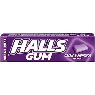 Halls | Guma cu aroma de mentol si coacaze  14g