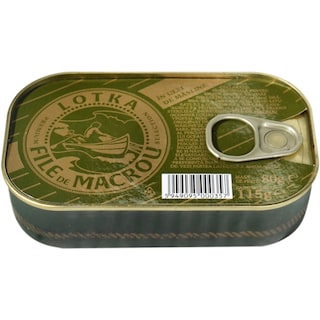 Lotka | File de macrou in ulei de masline 115g