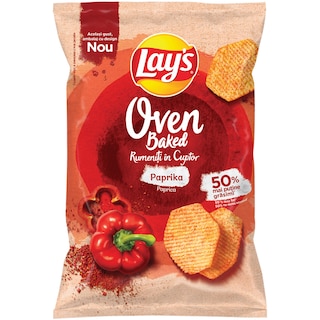 Lay's | Chips rumeniti cu aroma de paprica 125g
