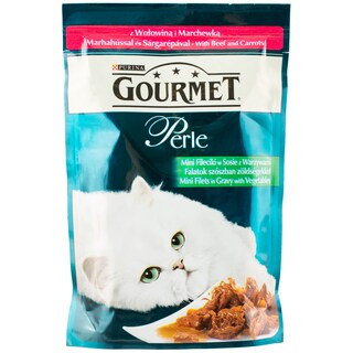 Gourmet | Perle | Perle hr um pisi vita si morcov  85g