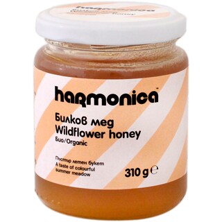 Harmonica | Miere bio din flori salbatice 310g