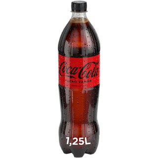 Coca-Cola Zero Zahar | Bautura racoritoare carbogazoasa cu indulcitori 1.25L