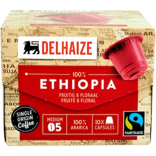 Delhaize | Cafea Etiopia, 10 capsule