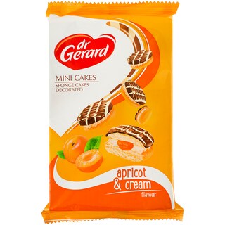 Dr Gerard | Piscoturi cu aroma de frisca si umplutura de caise 165g