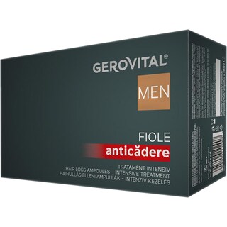 Gerovital | Men | Tratament intensiv impotriva caderii parului, pentru barbati 10x10ml
