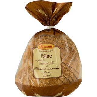 Boromir | Paine cu faina,secara,in si seminte de floarea soarelui 500g