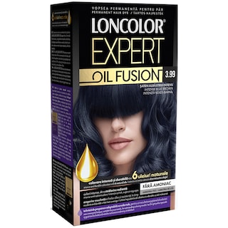 Loncolor | Vopsea Oil Fusion 3.99 Saten albastrui intens
