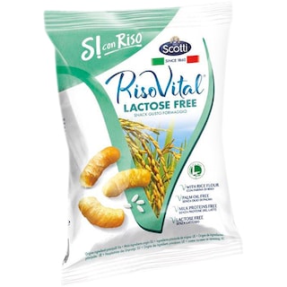 Riso Scotti | RisoVital | Snack din porumb si orez cu aroma de branza 40g