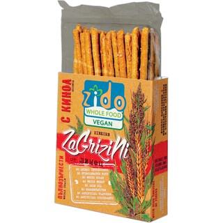 Zido | Grisine cu alac, quinoa si sare 180g