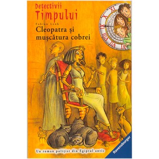 (bucata) | Carte Detectivii timpului : Cleopatra & muscatura cobrei