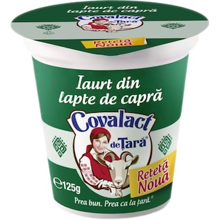 Covalact de Tara | Iaurt cu lapte de capra 4% grasime 125g