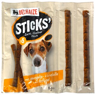 Delhaize | Sticks pentru caini 55g