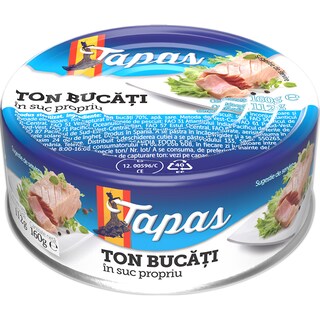Tapas | Ton in bucati in suc propriu 160g