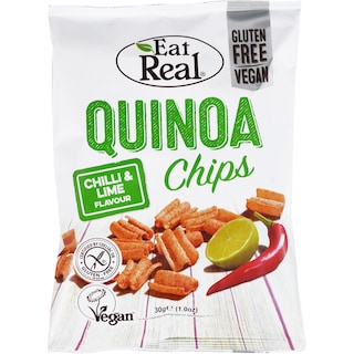 Eat Real | Quinoa Chips cu chilli si lime 30g