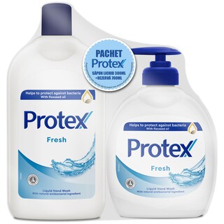 Protex | Sapun lichid + Rezerva Fresh 300ml+700ml