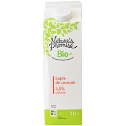 Lapte de consum ecologic 3,5% grasime 1L