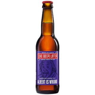 One beer later | Bere artizanala American Amber Ale Albet is Wrong 330ml