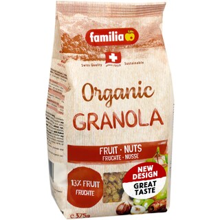 Familia | Musli crocant ecologic cu fructe si alune 375g