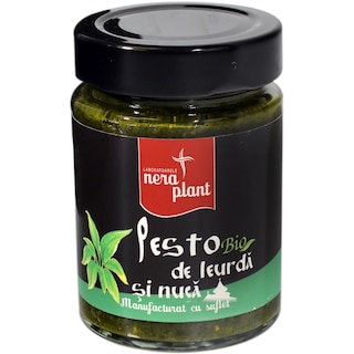 Nera Plant | Pesto bio cu leurda si nuca 175g