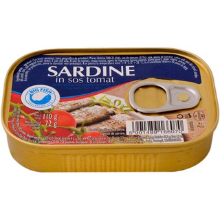 Big Fish | Sardine in sos tomat 110g