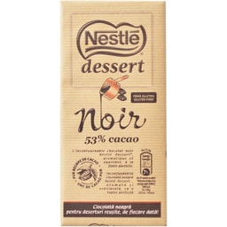 Ciocolata neagra pentru deserturi 205g