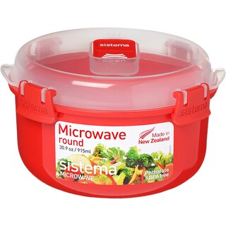 Sistema | Microwave | Bol din plastic, rotund pentru microunde, 915ml
