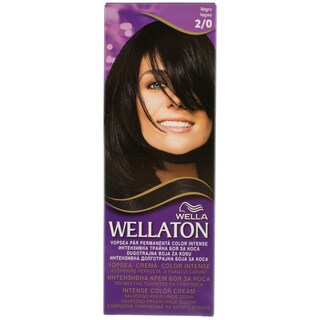 Wellaton | Vopsea de par neagra 50ml