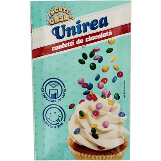 Unirea | Decoratiune pentru tort confetti de ciocolata 30g