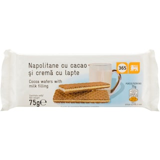 365 | Napolitana de cacao cu crema de lapte 75g