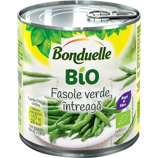 Bonduelle | Fasole verde bio pastai intregi 400g