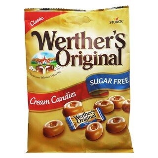 Werther's | Dropsuri cu smantana dulce, fara zahar 70g
