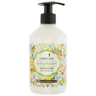 Careline | Sapun lichid Spring Blossom cu aroma de vanilie si mar 500ml