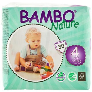 Bambo Nature | Scutece eco Maxi 30 bucati