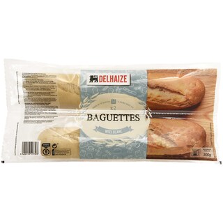 Delhaize | Baghete paine alba 2x150g