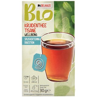 Delhaize Bio | Ceai pentru digestie 20x1.5g