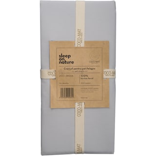 COCO-MAT | Cearsaf pentru pat, 200x260cm, gri